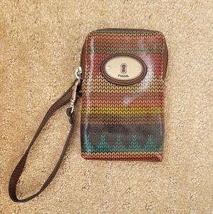 Fossil Multi-colored Wristlet